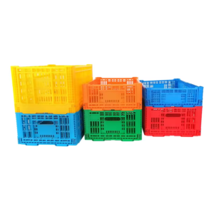 large plastic foldable crate