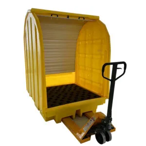 Covered 4 Drum Spill Pallets