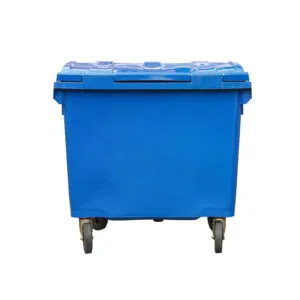 Wheeled 1100L HDPE Plastic Dustbin