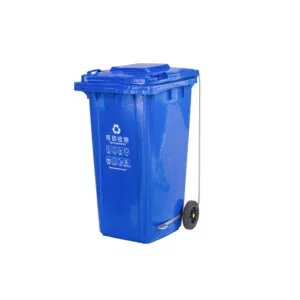 Outdoor Recycle 240L Trash Can with Side Pedal
