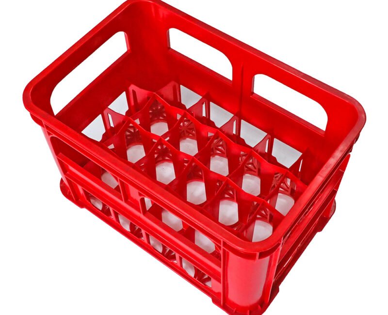 Red Beer Bottle Crate