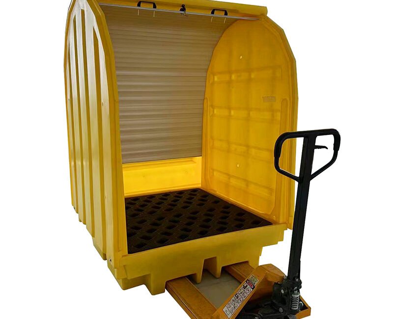 HDEP Roll-up Door 4 Drum Depot